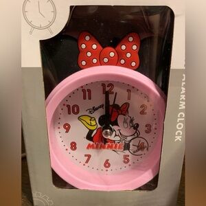 Disney Minnie Mouse Pink Alarm Clock